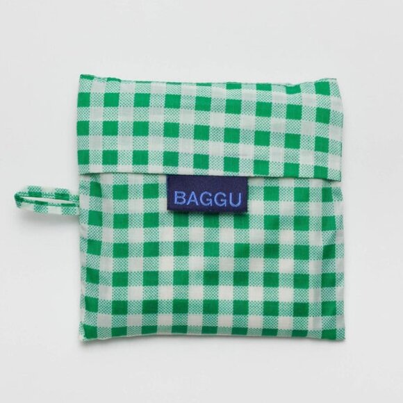 BAGGU Handbags - NWT Standard Baggu - Green Gingham